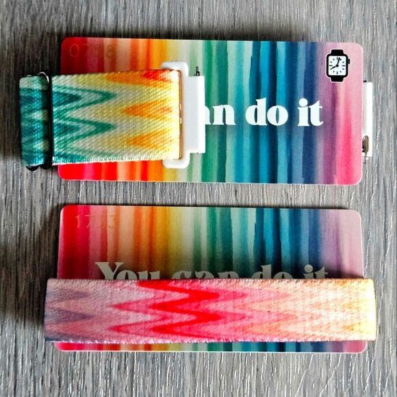 ZOX "YOU CAN DO IT" #1733 & #758 wristband & 20mm ANDROID SAMSUNG watchband DUO - Picture 3 of 11